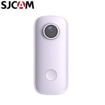 SJCAM C100 PlusC100 미니 썸 카메라 1080P30FPS2K30FPS 12MP H 265 2 4G WiFi 30M 방수 케이스 액션 스포츠 DV 캠코더, 보라색, C100 플러스 및 32GB