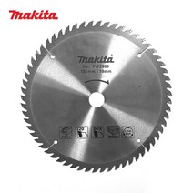 마끼다 원형톱날 (목재용) P-72883 (7인치) 목공용 팁쇼 185mm 내경19mm 60날 두께1.6mm, 1개
