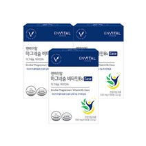 엔바이탈 마그네슘 비타민B6 Ease 550mg X 60정 3박스, 단일속성, 없음