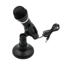 콘덴서 마이크 3.5mm 플러그 홈 스테레오 마이크 데스크탑 스탠드 PC 유튜브 비디오 스카이프 채팅 게임 팟 캐스트 녹음