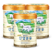 일동 후디스 프리미엄 산양분유 1단계 800g x 3캔, 단계:유아식6개월부터(4단계)3캔x800g