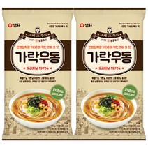 샘표 가락우동, 103g, 2개입
