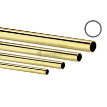 황동파이프 원 지름 2.5mmx1M 2등분 구리파이프, 단품