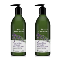 AVALON ORGANICS 아발론오가닉스 너리싱 라벤더 핸드 바디 로션 350g 2팩