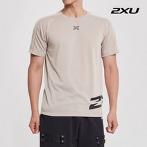 [2XU] 글로벌 남성 빅로고 반팔티_X0MU15142BEG