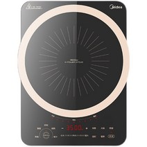 1구 원룸 하이라이트 Midea/ C30-IH3002/PH3501 유도 밥솥 3 500 와트 상업용 고출력 가정용 볶음 전기 스, 03 UK, 01 Black_03 UK