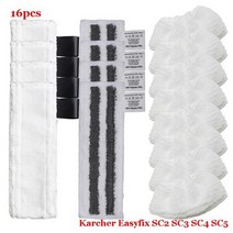 청소기부품 Karcher Easyfix SC2 SC3 SC4 SC5 스팀 청소기 마이크로파이버 걸레 패드 예비 부품 헤드 액, [24] Set-24