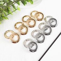 털실나라 발달린 아일렛 4쌍, 실버4쌍, 4개