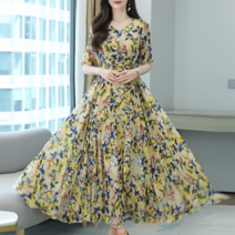 르엠마 사데오돈 하객룩 정장룩 모임룩 피크닉 여자반팔 여성반팔 여자쉬폰 여성쉬폰 간절기원피스 긴팔원피스 롱원피스 여름원피스 프릴원피스 플라워원피스 봄원피스 쉬폰 원피스