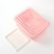 먼지방지 투명뚜껑 식기건조대 수입주방 설거지용품
