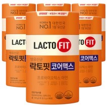 NEW 새로나온 락토핏 종근당 건강 생 유산균 코어 코어맥스 30억 CFU 아연 프로바이오틱스 라토핏, [12개월_360포] 60포, 6개