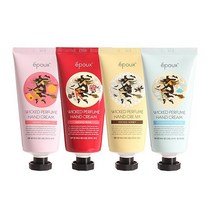 4종 퍼퓸향기 주름개선 핸드크림 80ml 핸드로션화장품, 로즈