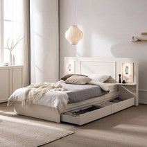 [삼익가구]프림 빅서랍 2단 호텔 수납침대 ( SS / Q ), 아이보리, 01. 슈퍼싱글(매트제외)