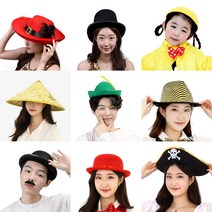 파티모자모음 스팡클 신사 마술사 모자 할로윈파티, A_신사모자, A07-페도라모자블랙