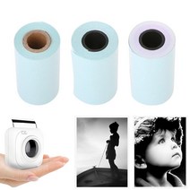 새로운 3 롤 인쇄 스티커 용지 57*30mm 열 접착 사진 미니 포켓 프린터 Paperang P1 영수증, 한개옵션0