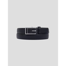 [빈폴ACC] (BE2882M025) 흑착 체크 자동 벨트 Black