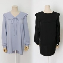 프릴 세라 카라 블라우스 309E641S 빅사이즈 여성