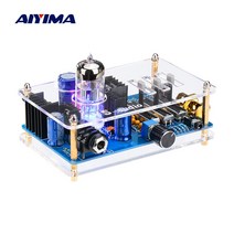 미니앰프 진공관앰프 스피커앰프 AIYIMA-6N11 튜브 프리 스테레오 헤드폰 클래스 A 바일 버퍼 홈 오디오 톤, 한개옵션0