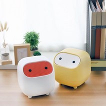 화장대정리 원터치 미니 예쁜휴지통 신혼부부선물 주방 호텔 오피스 쓰레기통 카페, 1개, 옐로우