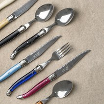 장네론 라귀올 스텐 양식기 디너 커트러리 세트, 마블베이지, 디너 나이프(23.4cm)