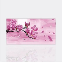 보석십자수 수재샵 분홍목련 80x40, 02.백복도블랙