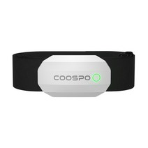CooSpo-H808S 심박수 센서 듀얼 모드 ANT 블루투스 가슴 스트랩 사이클링 컴퓨터 자전거 와후 가민 Zwift 스포츠 모니터, H808S-W-BK