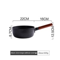 스파게티냄비 냄비물빠짐기구 냄비부자재 일본 유키히라 팬 냄비 가정용 가스 스토브 수프 국수 인스턴트 국수 냄비 우유 냄비 붙지 않는 꽃 냄비, 보라