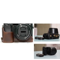 소니알파 a5000 a5100 가죽 케이스 가방, 화이트