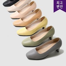 사임당슈즈 5cm굽 양가죽 발편한 펌프스 면접 편한 여성 구두 천연가죽 미들힐 영그램