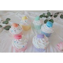 마카롱 생크림 클레이머핀 컵케이크 모형 생일상차림 감성 촬영 파티 스튜디오 어린이집 소품, 퍼플