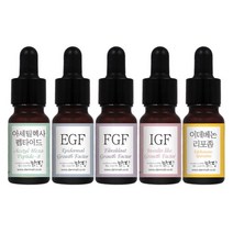 맑을담 EGF FGF IGF 이데베논 아세틸헥사펩타이드 원액 앰플 나이아신아마이드 109890, EGF 10ml
