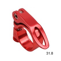 자전거 시트 포스트 알루미늄 퀵, 3.red  31.8