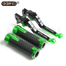 가와사키 VERSYS 650 바이크 오토바이 브레이크 클러치 레버 및 7/8 22MM 핸들 바 그립 CC 액세서리, [07] VERSYS650cc-