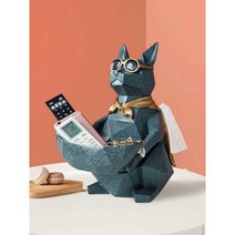 Bonoz 행운의 고양이 티슈 상자 가정용, 망토고양이 티슈케이스(연황색)