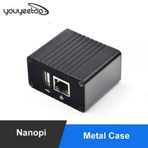 전자 실습 보드 시스템 Smartfly FriendlyElec NanoPi NEO/NEO2/ZERO/NEO2 Black Demoboard Metal Case Heat Sink ou, Red