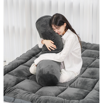 [슬립슬러] 말랑구름 애착 필로우 바디필로우 4 COLORS, 핑크, 다크그레이, 1+1