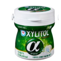 롯데 LT026)롯데 자일리톨껌 알파 86gx3통, 86g, 3통