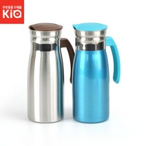 원리빙 손잡이 웰빙 스테인레스물병 물통 고급 식당용, 본상품선택, 1000ml