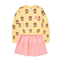 MLB 키즈 메가베어 레이어드 원피스 7FOPC0124-YEL