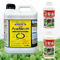 아카디안29 5L + 고칼슘 500ml 2개 생육촉진 뿌리발근 당도 수확량 저장성 증가 뱅해충감소 해조추출물, 단품