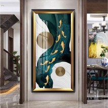아트미니 보석십자수 황금 비단 잉어 현관 인테리어 전체수 DIY키트, 150x80cm