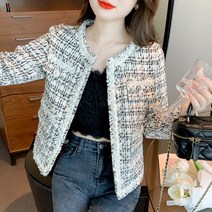 트위드자켓 코트 여성코트 자켓 여성자켓 숏코트 점퍼 보브코트 봄코트 P8927