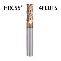 카바이드 밀링 엔드밀 커팅 밀링 커터 세트, HRC55 4Fluts_D3XD3X50