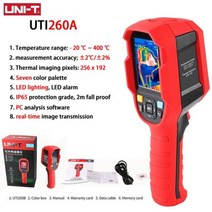 감지 탐지 카메라 난방 누수 배관 열화상 UTi260B 열 화상 도 256x192 충전식 충전 25Hz 누설 검사 유지 보수 적외선, 옵션01 UTI260A, 옵션01 해외배송