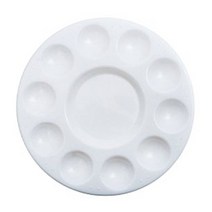 DANAMI 수채화 대형 원형 파레트 4404, 2개, 10칸