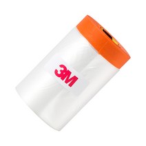3M 커버링테이프 페인트 도색공사 건축용 비닐 보양테이프(주황) 650mm 낱개, 주황650mm×9개