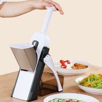 LOVFIR 만능 채칼 야채 과일 가정용 멀티 슬라이서 다기능 야채절단기, 업그레이드 그레이