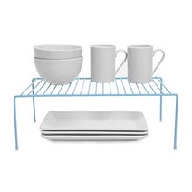 Smart Design Cabinet Storage Shelf Rack - Large 8.5 x 16 Inch - Steel Metal Wire - Cupboard Plate, 1