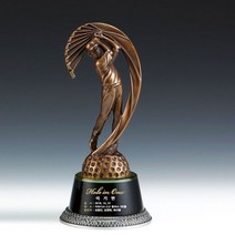 주문 제작 청동 트로피 우승 트로피 홀인원 싱글, 기본 : 상세페이지 참조