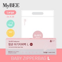 마이비 항균 아기지퍼백 L 15매, 없음